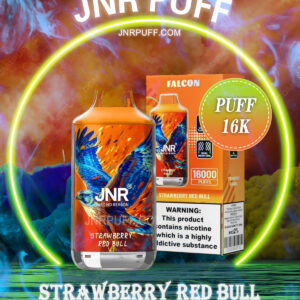 JNR Falcon 16k Puff Strawberry Red Bull