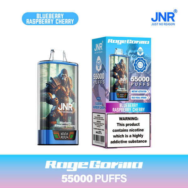 JNR RageGorilla 55000 Blueberry Raspberry Cherry