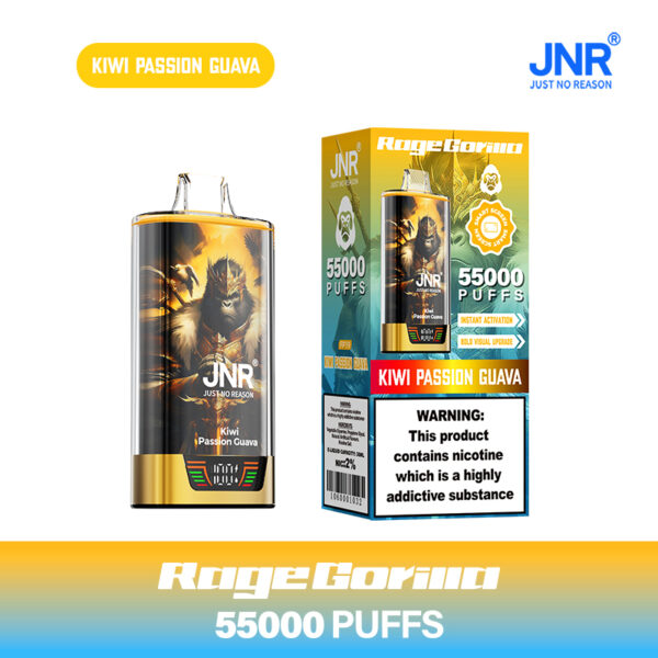JNR Rage Gorilla 55000 Kiwi Passion Guava JNR Rage Gorilla 55000 Kiwi Passion Guava