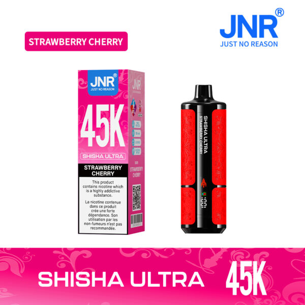 JNRPUFF SHISHA ULTRA 45k Erdbeer-Kirsche