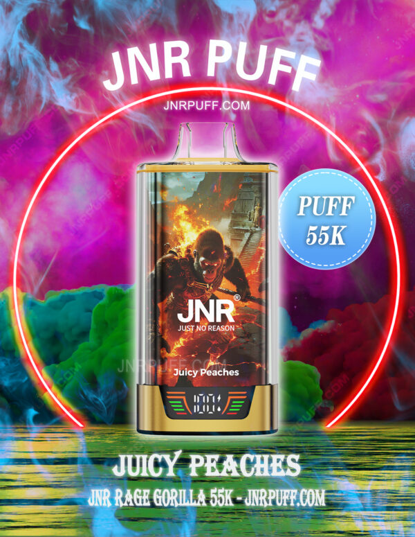 Saftige Pfirsiche JNR RAGE GORILLA 55K VAPE