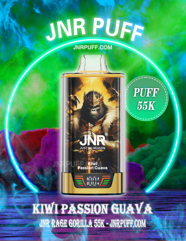 Kiwi Passion Guave JNR RAGE GORILLA 55K VAPE