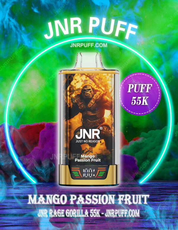 Mango Passion Fruit JNR RAGE GORILLA 55K VAPE