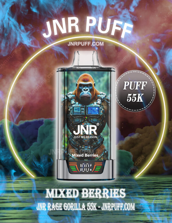 Mixed Berries JNR RAGE GORILLA 55K VAPE