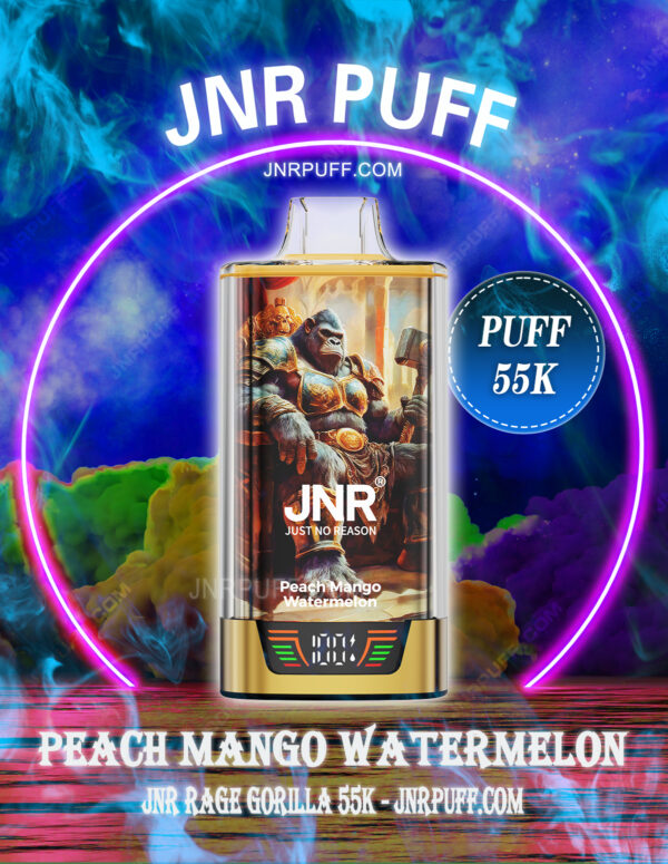 Peach Mango Watermelon JNR RAGE GORILLA 55K VAPE
