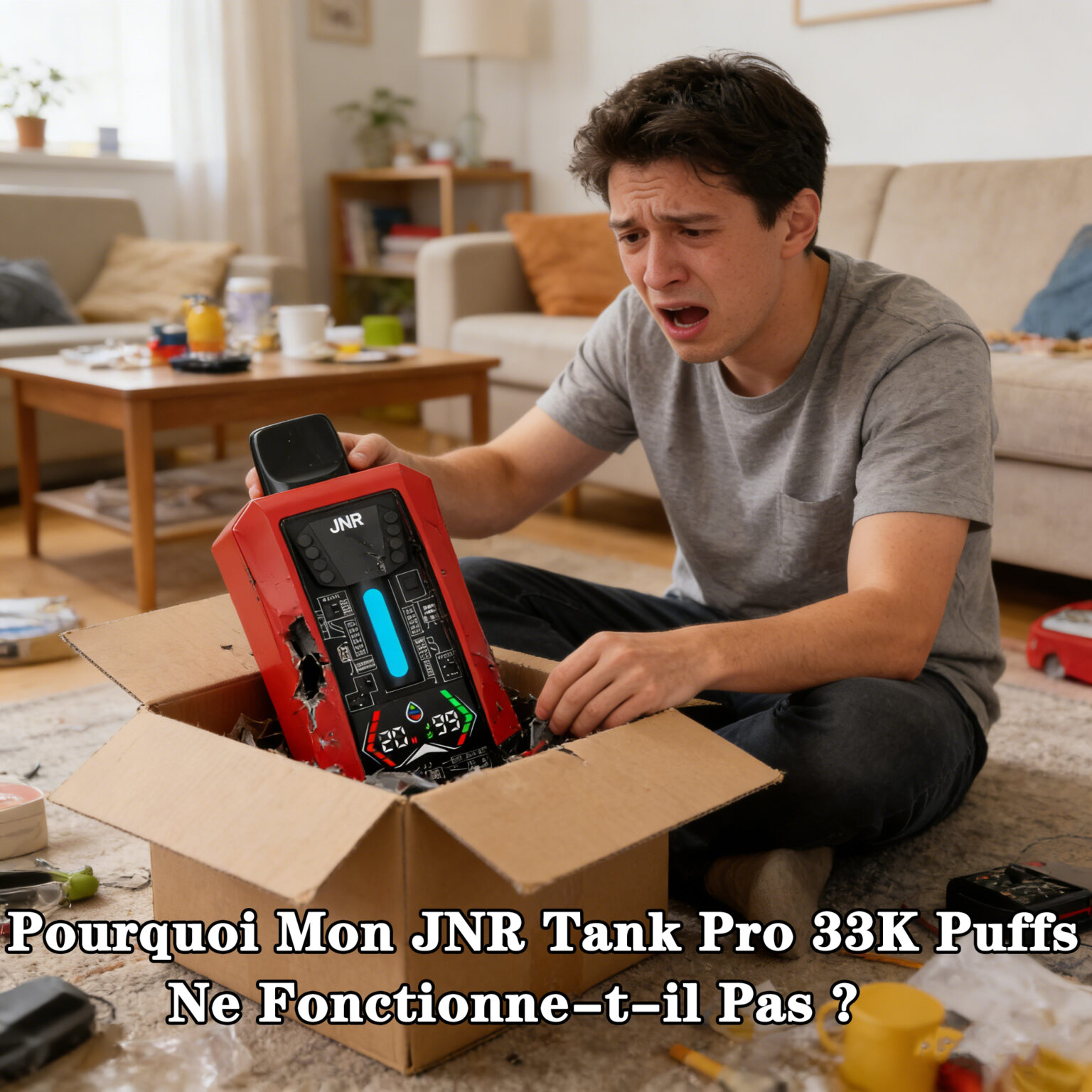 JNR Tank Pro 33K Puffs ne fonctionne pas ? Solutions & sécurité | JNRPUFF