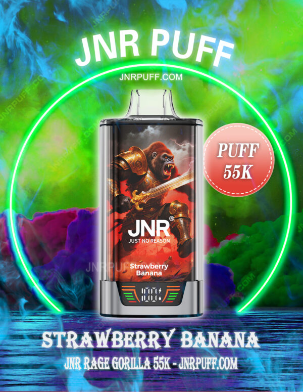 Erdbeer-Banane JNR RAGE GORILLA 55K VAPE