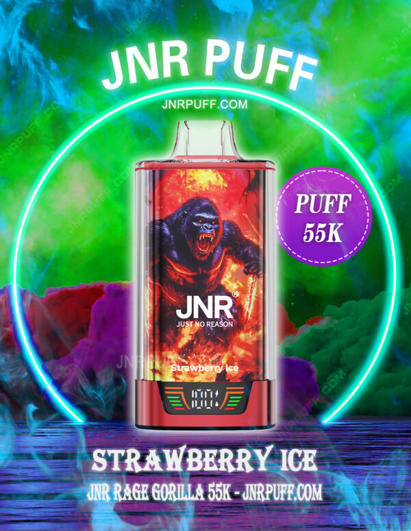 Strawberry Ice JNR RAGE GORILLA 55K VAPE