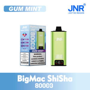 JNR Big Mac Shisha 80k Gum Mint