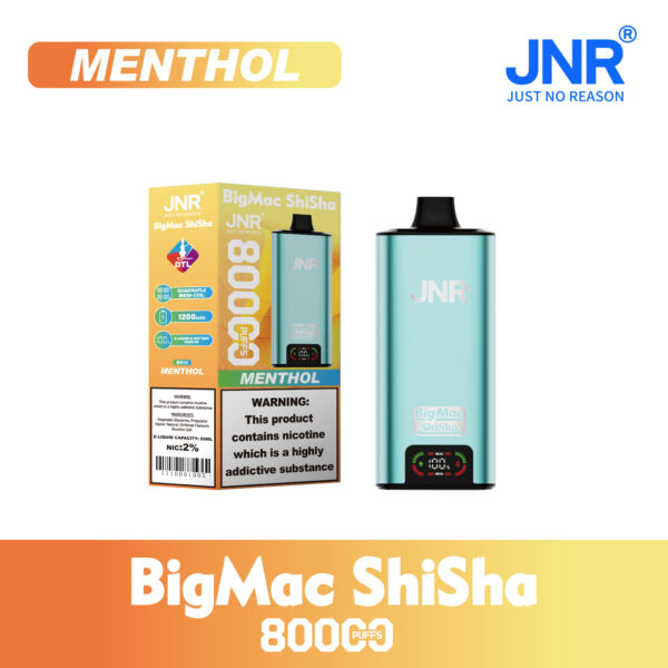 JNR Big Mac Shisha 80k Menthol