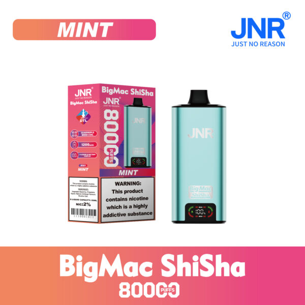 JNR Big Mac Shisha 80k Mięta