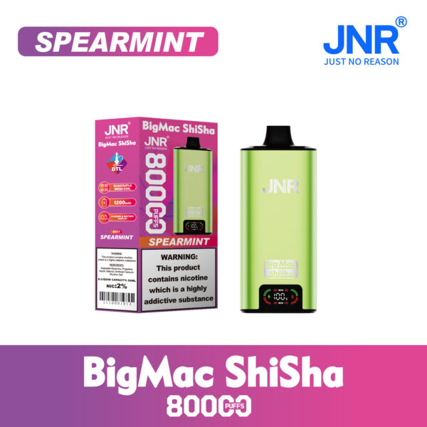 JNR Big Mac Shisha 80k Spearmint