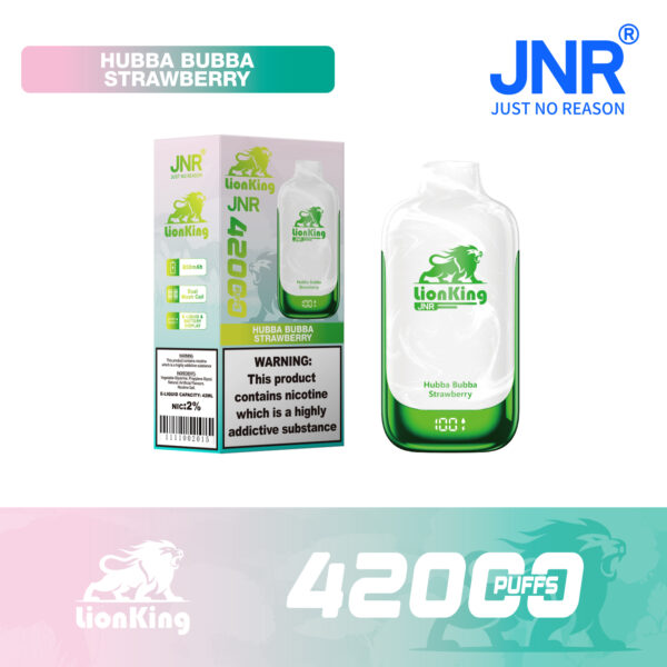 Lion King 42K JNR Vape Hubba Bubba Fragola