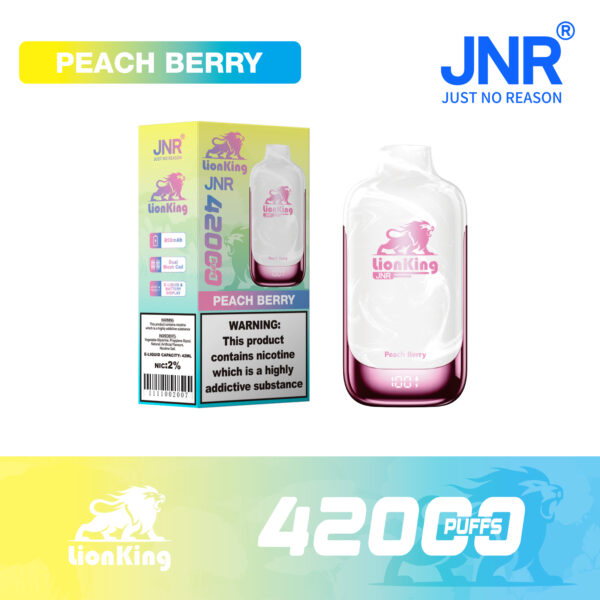 Lion King 42K JNR Vape Peach Berry