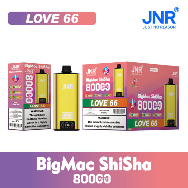 Love 66 JNR Big Mac Shisha 80k Love 66 JNR Big Mac Shisha 80k