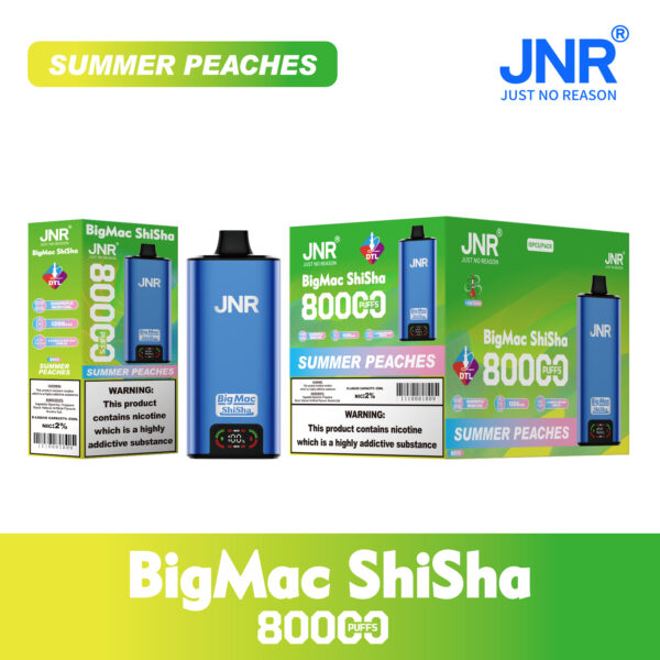 Duraznos de Verano JNR Big Mac Shisha 80k Duraznos de Verano JNR Big Mac Shisha 80k