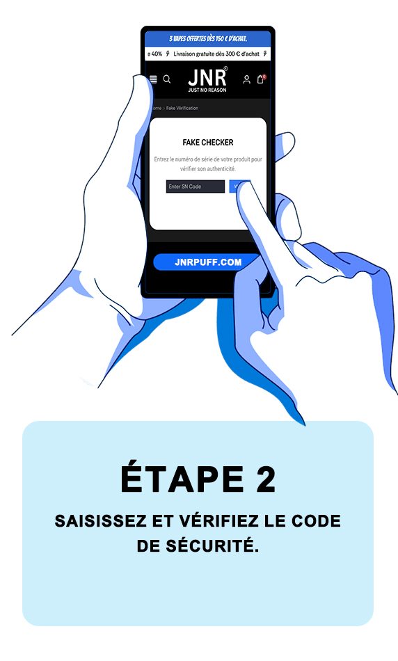 Fake Vérification Etape 2 JNRPUFF Saisissez et vérifiez le code de sécurité.